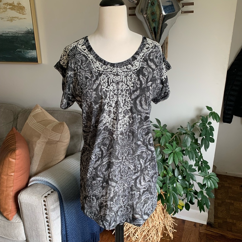 Printed Mini Dress